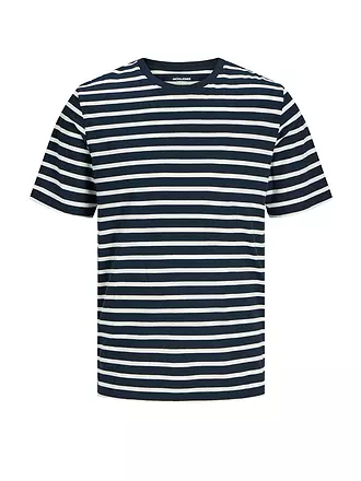 JACK & JONES | T-Shirt Slim Fit "JJEORGANIC" | dunkelblau